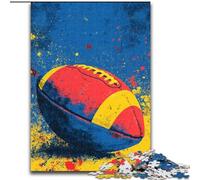 Puzzle da 1000 pezzi per adolescenti, regali di sport di rugby, per giochi educativi e giocattoli che migliorano la memoria per i 14 anni (dimensioni 26x38cm)
