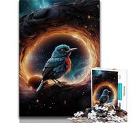Puzzle da 1000 pezzi per adolescenti, regali fantasy a forma di corvo, difficili da completare ma divertenti e umoristici, regalo di compleanno, regali, decorazioni murali 38x26cm