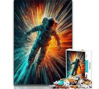 Puzzle da 1000 pezzi per adolescenti, regali fantasy astronauta, aiuta il cervello ad allenare i giocattoli avvincenti per coltivare la pazienza, decorazione da parete (75x50cm)