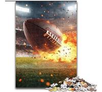 Puzzle da 1000 pezzi per adolescenti, regali Flame Rugby, allena il tuo cervello e le tue mani, regali di compleanno unici per età 14+ (dimensioni 50x75cm)