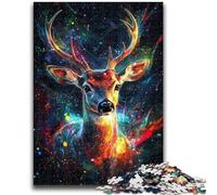 Puzzle da 1000 pezzi per adolescenti, regali Galaxy Deer per età 14 e oltre, per divertimento in famiglia e giochi serali, giocattoli regalo 50x75cm