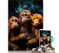 Puzzle da 1000 pezzi per adolescenti, regali Galaxy Monkey da 1000 pezzi per adolescenti, gioco a quiz ideale come regalo per tutta la famiglia (dimensioni 38x26cm)