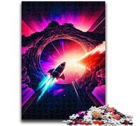 Puzzle da 1000 pezzi per adolescenti, regali, giocattoli con storie di astronavi, giochi educativi antistress, adatti per la decorazione del desktop, 50x75cm