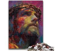Puzzle da 1000 pezzi per adolescenti, regali, giocattoli educativi per imparare l'arte di Gesù, attività divertenti da fare a casa, regali di compleanno, regali di viaggio 50x75cm