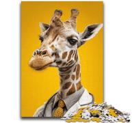 Puzzle da 1000 pezzi per adolescenti, regali, giocattolo educativo per imparare l'arte della giraffa, ideale come regalo per tutta la famiglia, 50x75cm