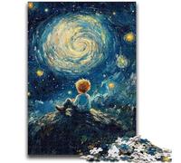 Puzzle da 1000 pezzi per adolescenti, regali Il piccolo principe del cielo notturno, giocattoli per l'intrattenimento in famiglia, gioco educativo per compleanni e Natale, per età 14+, 26x38cm