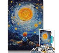 Puzzle da 1000 pezzi per adolescenti regali Il piccolo principe del cielo notturno puzzle per adolescenti antistress per trascorrere il tempo in casa giocattoli per la decorazione della casa 38x26cm