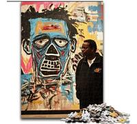 Puzzle da 1000 pezzi per adolescenti, regali in stile Basquiat, aiutano il cervello ad allenarsi, giocattoli avvincenti per coltivare la pazienza, decorazione perfetta (dimensioni 50x75cm)