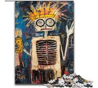 Puzzle da 1000 pezzi per adolescenti, regali in stile Basquiat, teschio del re, elefante giocattolo, gioco intellettuale, regalo di compleanno, regali, arte murale per età 14+ dimensioni 50x75cm
