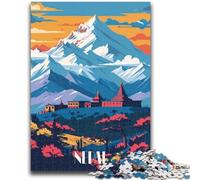 Puzzle da 1000 pezzi per adolescenti, regali "Maestà dell'Himalaya" per età 14+, gioco a quiz, attività divertenti a casa, regalo di compleanno, regali da viaggio (dimensioni 50x70cm)