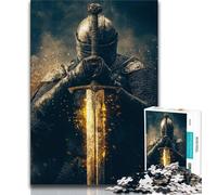 Puzzle da 1000 pezzi per adolescenti, regali "Misterioso cavaliere", 1000 pezzi per adolescenti, per giochi di ruolo impegnativi e giochi in famiglia (dimensioni 38x26cm)