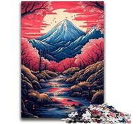 Puzzle da 1000 pezzi per adolescenti, regali, Monte Fuji, giocattoli educativi per l'apprendimento, attività divertenti a casa, regalo di compleanno, regali di viaggio 26x38cm