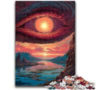 Puzzle da 1000 pezzi per adolescenti, regali nell'occhio del drago, gioco educativo, sfida, giocattolo, decorazione da parete, regali unici per compleanno e Natale, 50x75cm