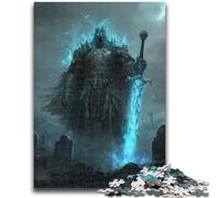 Puzzle da 1000 pezzi per adolescenti, regali per adolescenti, cavaliere della morte, puzzle educativo per l'apprendimento, ideale come regalo per tutta la famiglia (26x38cm)