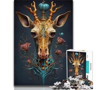 Puzzle da 1000 pezzi per adolescenti regali per adulti giraffa mitologica giocattoli educativi per l'apprendimento giochi per famiglie regali e compleanni unici 75x50cm