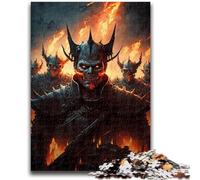 Puzzle da 1000 pezzi per adolescenti, regali per adulti, puzzle con demoni dell'inferno, giochi educativi, giocattoli fai da te, fantastici regali e giocattoli 38x26cm
