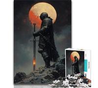 Puzzle da 1000 pezzi per adolescenti regali per adulti puzzle del cavaliere solitario giochi educativi giocattoli fai da te fantastici regali e giocattoli 75x50cm