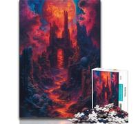 Puzzle da 1000 pezzi per adolescenti regali per adulti puzzle Demoni dell'Inferno divertenti regali e attività per la casa giocattolo per i giorni di pioggia 38x26cm