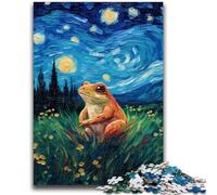 Puzzle da 1000 pezzi per adolescenti, regali per amici e familiari, rana del cielo notturno, difficili, adatti per bambini di età compresa tra 26x38cm e 14 anni