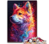 Puzzle da 1000 pezzi per adolescenti, regali per cani psichedelici dai 14 anni in su, gioco a quiz, attività divertenti da fare a casa, regalo di compleanno, regali da viaggio, 50x75cm