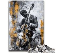 Puzzle da 1000 pezzi per adolescenti, regali per suonare la chitarra, pittura a olio per età 14+, giochi educativi per adulti e adolescenti, regalo di opere d'arte 50X75CM