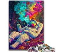 Puzzle da 1000 pezzi per adolescenti, regali psichedelici per astronauti, giocattoli per l'intrattenimento in famiglia, gioco educativo per compleanni e Natale, per età 14+, 26x38cm