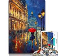 Puzzle da 1000 pezzi per adolescenti regali puzzle con pittura a olio di Parigi gioco a quiz ideale come regalo per tutta la famiglia 75x50cm
