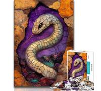 Puzzle da 1000 pezzi per adolescenti regali puzzle fantasy con serpenti per adolescenti regali di compleanno unici per ragazzi dai 14 anni in su 75x50cm