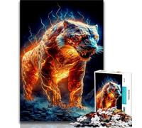 Puzzle da 1000 pezzi per adolescenti regali puzzle per adolescenti a forma di tigre giochi educativi decorazione per la casa adatti per la decorazione del desktop 75x50cm