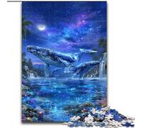 Puzzle da 1000 pezzi per adolescenti, regali Space Whale, aiuta il cervello a esercitare i giocattoli avvincenti per coltivare la pazienza e migliorare la memoria dimensioni 26x38cm