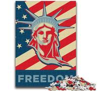 Puzzle da 1000 pezzi per adolescenti, regali Statua della Libertà, adatti dai 14 anni in su, giochi per famiglie, ideali come regalo per tutta la famiglia (dimensioni 38x26cm)