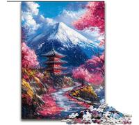 Puzzle da 1000 pezzi per adolescenti, regali sui templi giapponesi, attività per famiglie, decorazioni per la casa uniche e regali per età 14+ (dimensioni 26x38cm)