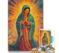 Puzzle da 1000 pezzi per adolescenti, regali Vergine Maria, puzzle da 1000 pezzi, regali di compleanno unici per ragazzi dai 14 anni in su (dimensioni 38x26cm)
