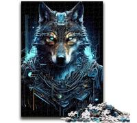 Puzzle da 1000 pezzi per adolescenti, regali Wolf Cyber, adatti dai 14 anni in su, giochi per famiglie, ideali come regali per tutta la famiglia, 50x75cm