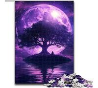 Puzzle da 1000 pezzi per adolescenti, regalo Albero della vita, gioco stimolante e gioco per famiglie con poster abbinato e foglio di quiz 50x75cm