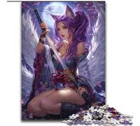 Puzzle da 1000 pezzi per adolescenti, regalo Anime Fox Girl, giocattolo educativo intellettuale decomprimente, ideale come regalo per tutta la famiglia (dimensioni 50x75cm)