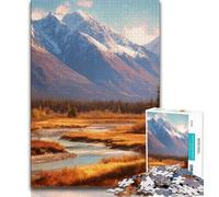 Puzzle da 1000 pezzi per adolescenti, regalo con dipinto a olio del tramonto, gioco educativo per famiglie, adatto per la decorazione della scrivania, 38x26cm