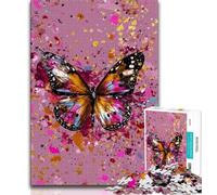 Puzzle da 1000 pezzi per adolescenti regalo con farfalla dipinta a olio puzzle da 1000 pezzi giochi educativi decorazione per la casa regalo di compleanno regali arte murale 26x38cm