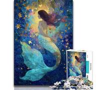 Puzzle da 1000 pezzi per adolescenti, regalo con una bellissima sirena, ideale come regalo educativo per tutta la famiglia (75x50cm)