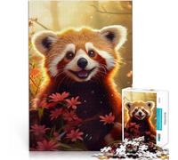 Puzzle da 1000 pezzi per adolescenti Regalo del panda rosso Gioco di famiglia antistress sfida difficile perché è ideale come regalo per tutta la famiglia 75x50cm
