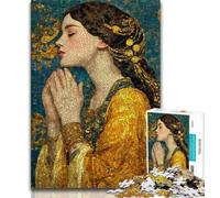 Puzzle da 1000 pezzi per adolescenti, regalo di una bella donna, difficile da completare ma divertente e umoristico, regalo di compleanno, regali, arte murale (38x26cm)