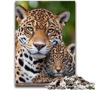Puzzle da 1000 pezzi per adolescenti, regalo "Giungla leopardo" per età 14 e oltre, per divertimento in famiglia e giochi serali, giocattoli regalo 50x75cm