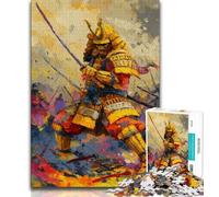 Puzzle da 1000 pezzi per adolescenti, regalo Ninja d'oro giapponese, gioco stimolante, ideale come regalo per tutta la famiglia (75x50cm)
