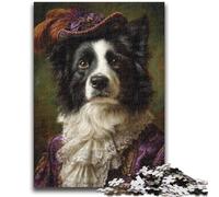 Puzzle da 1000 pezzi per adolescenti, regalo per animali Border Collie, giocattolo educativo per l'apprendimento, ideale come regalo per tutta la famiglia, 50x75cm
