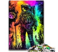 Puzzle da 1000 pezzi per adolescenti, regalo per astronauti, pop art, antistress, sfida difficile, adatto per la decorazione della scrivania, 26x38cm