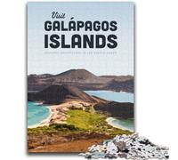 Puzzle da 1000 pezzi per adolescenti, regalo "Visita le Isole Galapagos", adatti a partire dai 14 anni, giochi per famiglie, ideali come regalo per tutta la famiglia (dimensioni 50x75cm)