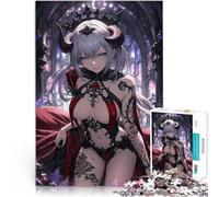 Puzzle da 1000 pezzi per adolescenti Regina dei demoni degli anime Sollievo dallo stress Decorazione murale Regali unici per compleanno e Natale 75x50cm
