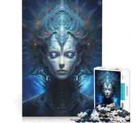 Puzzle da 1000 pezzi per adolescenti, Regina di Atlantide, giocattolo decorativo da parete, difficile e stimolante, ottimo regalo per gli appassionati di videogiochi, 38x52cm