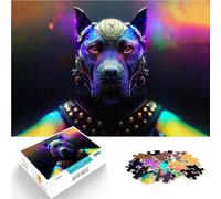 Puzzle da 1000 pezzi per adolescenti Regina Pitbull Cosmica Giochi educativi Decorazione della casa perché è ideale come regalo per tutta la famiglia 75x50cm