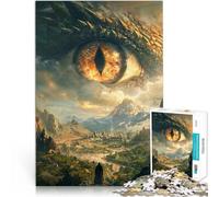 Puzzle da 1000 pezzi per adolescenti Regno del Signore dei Draghi giocattoli educativi per l'apprendimento gioco di sfida unico 38x26cm